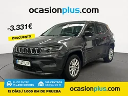 Gris / plata Usado 2022 Jeep Compass Longitude SUV | 18.990 € (Buen precio)