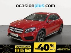Rojo Usado 2016 Mercedes GLA220 AMG line SUV | 17.990 € (Precio justo)