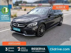Negro Usado 2016 Mercedes C220 Familiar | 18.990 € (Precio justo)