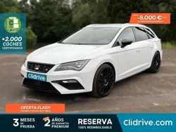 Blanco Usado 2018 Seat Leon ST FR Familiar | 15.190 € (Precio justo)