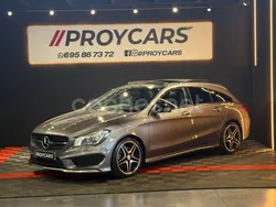 Gris / plata Usado 2016 Mercedes CLA220 Shooting Brake AMG line Familiar | 20.990 € (Buen precio)