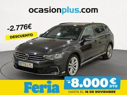 Gris Usado 2022 VW Passat GTE Familiar | 24.990 € (Precio justo)