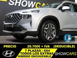 Gris Usado 2022 Hyundai Santa Fe SUV | 28.700 € (Buen precio)