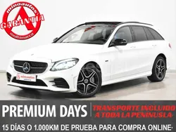 Blanco Usado 2021 Mercedes C300e AMG line Familiar | 29.890 € (Super precio)