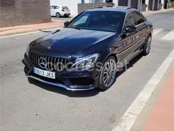Negro Usado 2015 Mercedes C220 AMG line Berlina | 25.500 € (Caro)