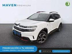 Blanco Usado 2021 Citroën C5 Aircross PureTech SUV | 18.500 € (Precio justo)
