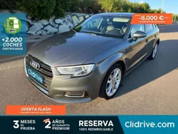 Gris Usado 2016 Audi A3 Sportback Design Utilitario | 12.490 € (Precio justo)