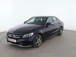 Azul Usado 2018 Mercedes C220 AMG line Berlina | 25.599 € (Precio justo)