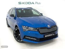 Azul Usado 2023 Skoda Superb SportLine Familiar | 41.900 € (Caro)