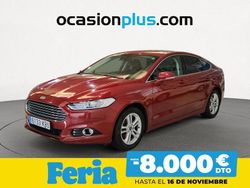 Rojo Usado 2017 Ford Mondeo Titanium Berlina | 17.400 € (Precio justo)
