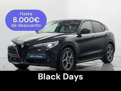 Negro Usado 2022 Alfa Romeo Stelvio Sprint SUV | 26.990 € (Precio justo)