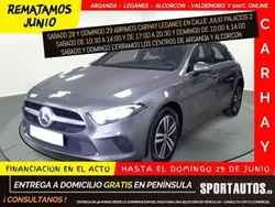 Gris Usado 2021 Mercedes A250 Business Berlina | 24.990 € (Precio justo)