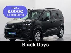 Negro Usado 2024 Peugeot Rifter Allure Monovolumen | 20.990 € (Precio justo)