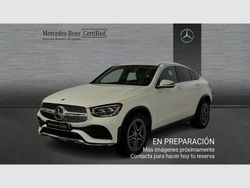Blanco polar pintura unicolor Usado 2021 Mercedes GLC220 AMG line SUV | 40.990 € (Un poco caro)