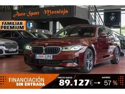 Rojo Usado 2021 BMW 530e Sport Line Familiar | 34.900 € (Precio justo)