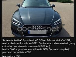 Negro Usado 2019 Audi A5 Sportback Berlina | 22.000 € (Precio justo)
