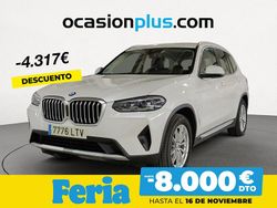Blanco Usado 2021 BMW X3 xLine SUV | 36.490 € (Precio justo)
