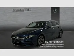 Azul Usado 2019 Mercedes A200 AMG line Berlina | 25.990 € (Buen precio)
