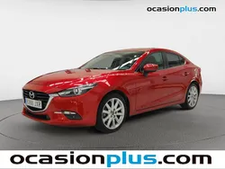 Rojo Usado 2017 Mazda 3 Luxury Berlina | 17.590 € (Precio justo)