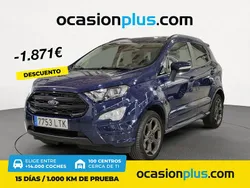Azul Usado 2021 Ford Ecosport ST-Line SUV | 15.790 € (Precio justo)