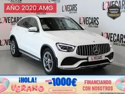 Blanco Usado 2020 Mercedes GLC300 AMG Coupe | 44.700 € (Precio justo)