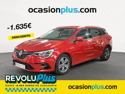 Rojo Usado 2021 Renault Mégane GrandTour Zen Familiar | 17.990 € (Precio justo)