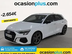 Blanco Usado 2021 Audi A3 Sportback S-Line Utilitario | 26.546 € (Un poco caro)