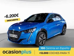 Azul Usado 2020 Peugeot e-208 Allure Utilitario | 18.200 € (Caro)