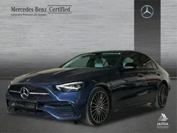 Azul sodalita Usado 2023 Mercedes C200 AMG line Berlina | 42.490 € (Precio justo)