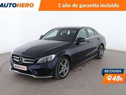 Azul Usado 2018 Mercedes C220 Elegance Berlina | 24.599 € (Precio justo)