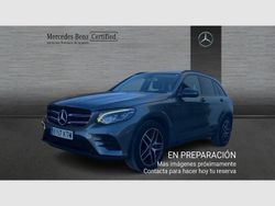 Gris / plateado Usado 2019 Mercedes GLC220 AMG line SUV | 37.990 € (Un poco caro)
