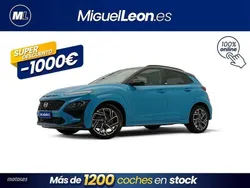 Azul Usado 2022 Hyundai Kona N Line SUV | 16.985 € (Precio justo)