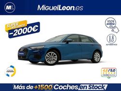Azul Usado 2023 Audi A3 Advanced Plus Berlina | 26.985 € (Precio justo)