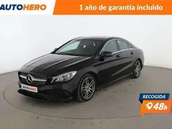 Negro Usado 2018 Mercedes CLA200 AMG line Berlina | 26.199 € (Precio justo)