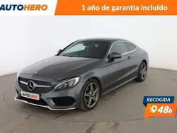 Gris Usado 2017 Mercedes C220 AMG line Berlina | 24.799 € (Caro)