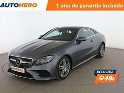 Gris Usado 2018 Mercedes E220 AMG line Coupe | 32.499 € (Precio justo)