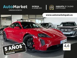 Rojo Usado 2023 Porsche Taycan GTS Berlina | 109.900 €