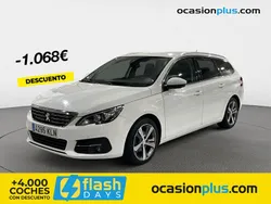 Blanco Usado 2018 Peugeot 308 Allure Familiar | 10.090 € (Precio justo)