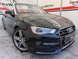 Negro Usado 2015 Audi A3 Cabriolet Ambition Descapotable | 14.990 € (Super precio)