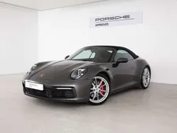 Gris Usado 2021 Porsche 911 Carrera 4S Cabriolet Descapotable | 159.900 € (Caro)