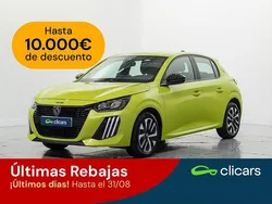 Amarillo Usado 2024 Peugeot 208 Active Utilitario | 15.490 € (Precio justo)