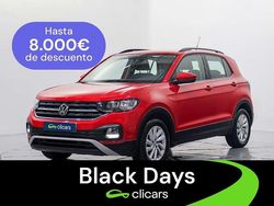 Rojo Usado 2021 VW T-Cross Advance SUV | 14.090 € (Precio justo)