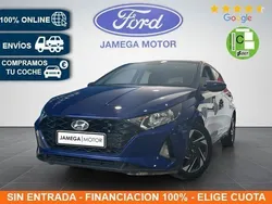 Azul Usado 2021 Hyundai i20 Berlina | 14.990 € (Precio justo)