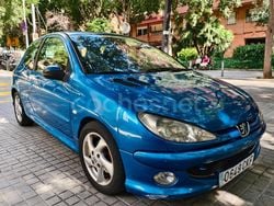 Azul Usado 2004 Peugeot 206 Berlina | 2490 € (Precio justo)