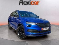 Azul Usado 2021 Skoda Karoq SportLine SUV | 23.690 € (Precio justo)