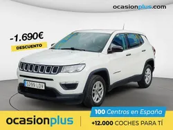 Blanco Usado 2020 Jeep Compass Sport SUV | 16.750 € (Precio justo)