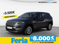 Gris Usado 2022 Jeep Compass Longitude SUV | 21.450 € (Un poco caro)