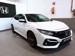 Blanco Usado 2021 Honda Civic Elegance Berlina | 21.900 € (Precio justo)