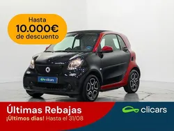 Negro Usado 2017 Smart ForTwo Electric Drive Coupe | 9290 € (Precio justo)