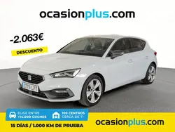 Blanco Usado 2021 Seat Leon FR Berlina | 21.900 € (Precio justo)